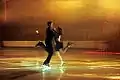 Ice skaters at Lee Valley Ice Centre Christmas show