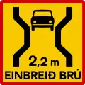 One-lane bridge (with length)