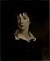 Portrait of young Shelley by John Hoppner (1805)