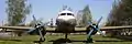 The plane Il-14 near the Museum of national glory