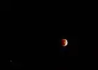 Eclipse observed from West Hartford, Connecticut, at 3:17 UTC. Lunar north is near top-left.
