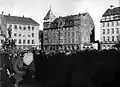 In the throng in front of the House of the Althing during anti-NATO protests.