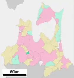 Location of Inakadate