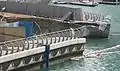 Collapsed wall and flooding at the Infinity Tower construction site