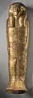 Gilded coffin lid