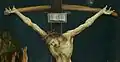 Detail of The Small Crucifixion, painting by Matthias Grünewald, c. 1510, National Gallery of Art, Washington.