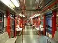 Inside a fully revamped train