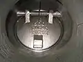 Inside view of a tilting disc inconel check valve