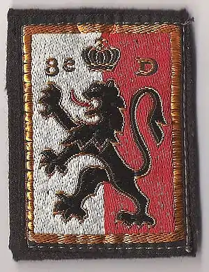 Right arm insignia of the 8th Infantry Division.