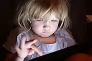 10 Toddler using a tablet computer