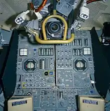 Control panel of lunar lander