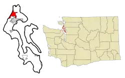 Location of Whidbey Island Station