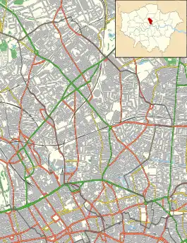 Moorfields Eye Hospital is located in London Borough of Islington