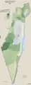 Agricultural crop areas in Israel in 2017