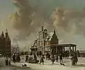 The Paalhuis and the Nieuwe Brug (Rijksmuseum)