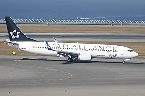 Boeing 737-800 in Star Alliance livery