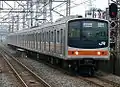 A Musashino Line 205-0 series EMU in June 2006 (this particular set is actually a 205-5000)