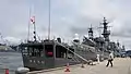 JS Sendai in Maizuru on 29 July 2017.