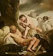 Argus, Mercury and Io by Jacob van Campen (c. 1630-1640)