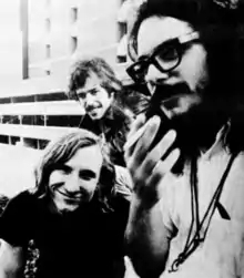 Fox (right) as part of the James Gang in 1970