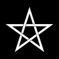 Seimei Kikyō / Seimei Kikyō (晴明紋, lit. "Clearest/Brightest Crest", or the "Seal of Abe-no-Seimei") is a pentagram used by Abe no Seimei as the symbol of the Onmyōryō (Bureau of Taoist Geomancy) and Onmyōdō-itself, given its association with the Five Chinese Elements.