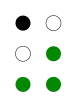 ⠵ (braille pattern dots-1356) 