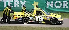 At Rockingham Speedway in 2012