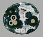 "Ocean jasper", 5&nbsp;cm (2.0&nbsp;in), Analalava District, Madagascar