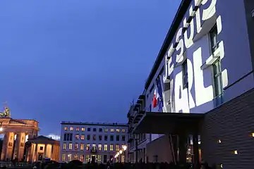 French Embassy, near Brandenburger Tor, Berlin
