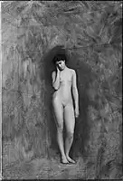Greek Slave (1870), an unfinished (because stolen) painting, Museum of Fine Arts, Boston