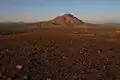Summer solstice 20 June 2012 looking east at Jebel Kissane in Agdz