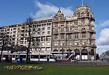 Jenners, Edinburgh, one of the House of Fraser stores which did not reopen during the COVID-19 2021 pandemic.