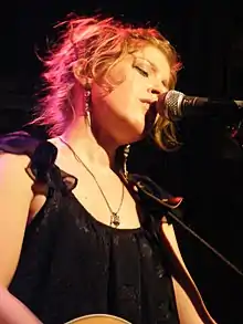Jess singing at Rockwood Music Hall