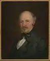 John Augustus Sutter, June 1851 by Stephen W. Shaw, oil painting approximately 24 inches