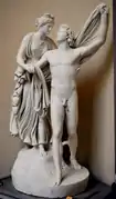 Cephalus and Aurora; by John Flaxman; 1789-1790; probably marble; unknown dimensions; Lady Lever Art Gallery (Merseyside, England)