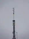 Closeup of the tops of the antennas, photographed in 2008