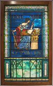 Stained glass window Architecture by John La Farge U.S. (1903)