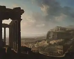 Ruins of an Ancient City (1810). Oil on paper, mounted on canvas, 95.6 x 118.6&nbsp;cm. Cleveland Museum of Art, Ohio