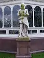 John Parkinson marble by Léon-Joseph Chavalliaud (1899), outside the Palm House at Sefton Park, Liverpool