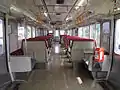 Interior of a KuHa 718 car in September 2012