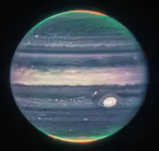 Infrared photo by James Webb Space Telescope, August 2022