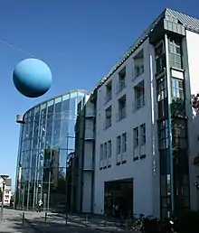 Surgery building of the university hospital.
