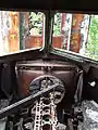Interior view of the driver's cab, SD80