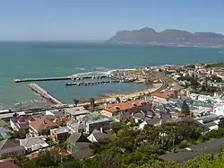 Kalk Bay. Simon's Town in the distance.