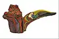 Firebird, 1996colored wood, height 40&nbsp;cmMNMA, Jagodina