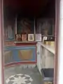 The interior of the kandilakia for Analipsi Church