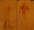 Detail of the west wall: Offering-bringer
