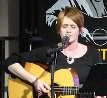 Polwart performing at the Tribute to Alistair Hulett concert at Celtic Connections, 28 January 2011