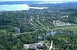View of lake surroundings