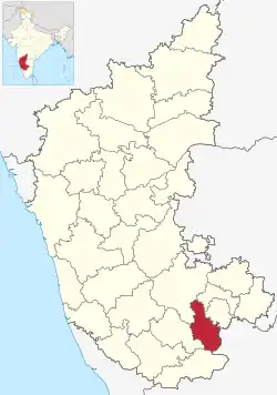 Location in Karnataka
